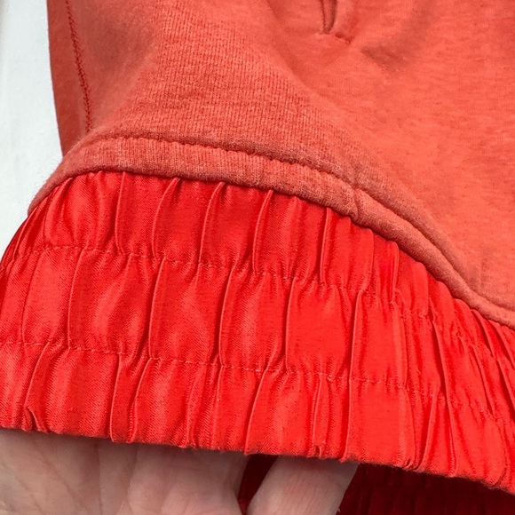 Rare Lululemon Orange Hooded Sweatshirt with Satin Trim - Picture 5 of 12